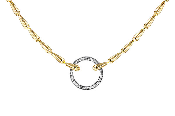 L320-81763: NECKLACE .33 TW (17")