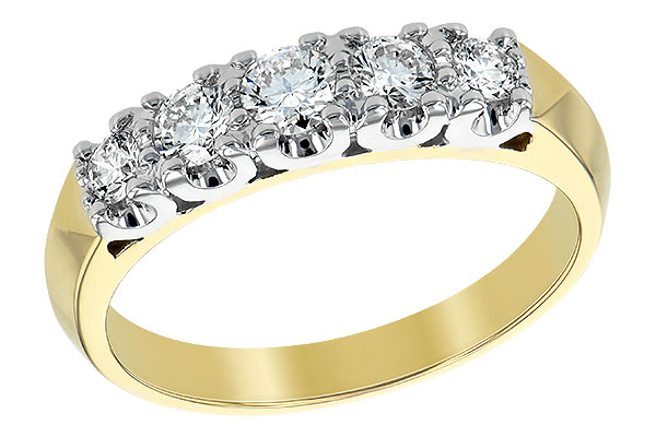 M138-97190: LDS DIA WED RG .50 TW