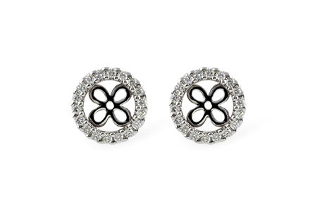M233-49927: EARRING JACKETS .30 TW (FOR 1.50-2.00 CT TW STUDS)