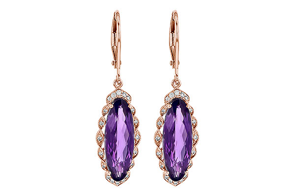 M236-26272: EARR 4.75 AMETHYST 4.90 TGW