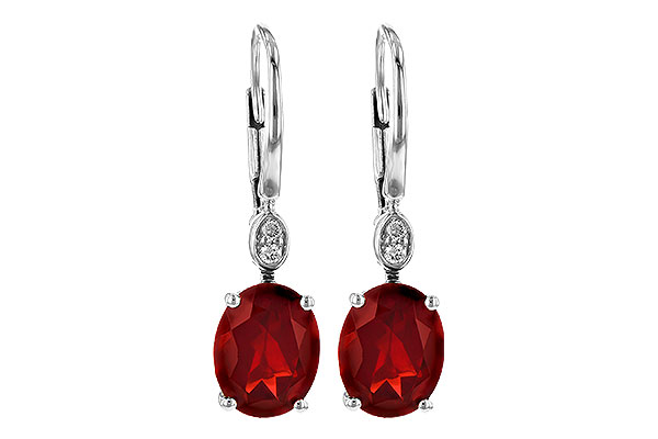 M236-27190: EARR 3.45 TW GARNET 3.50 TGW (9x7MM GAR)