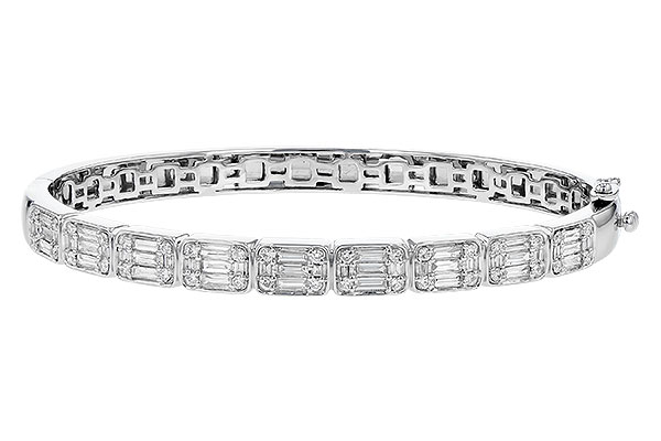 M318-94509: BANGLE 1.25 TW BAGUETTES
