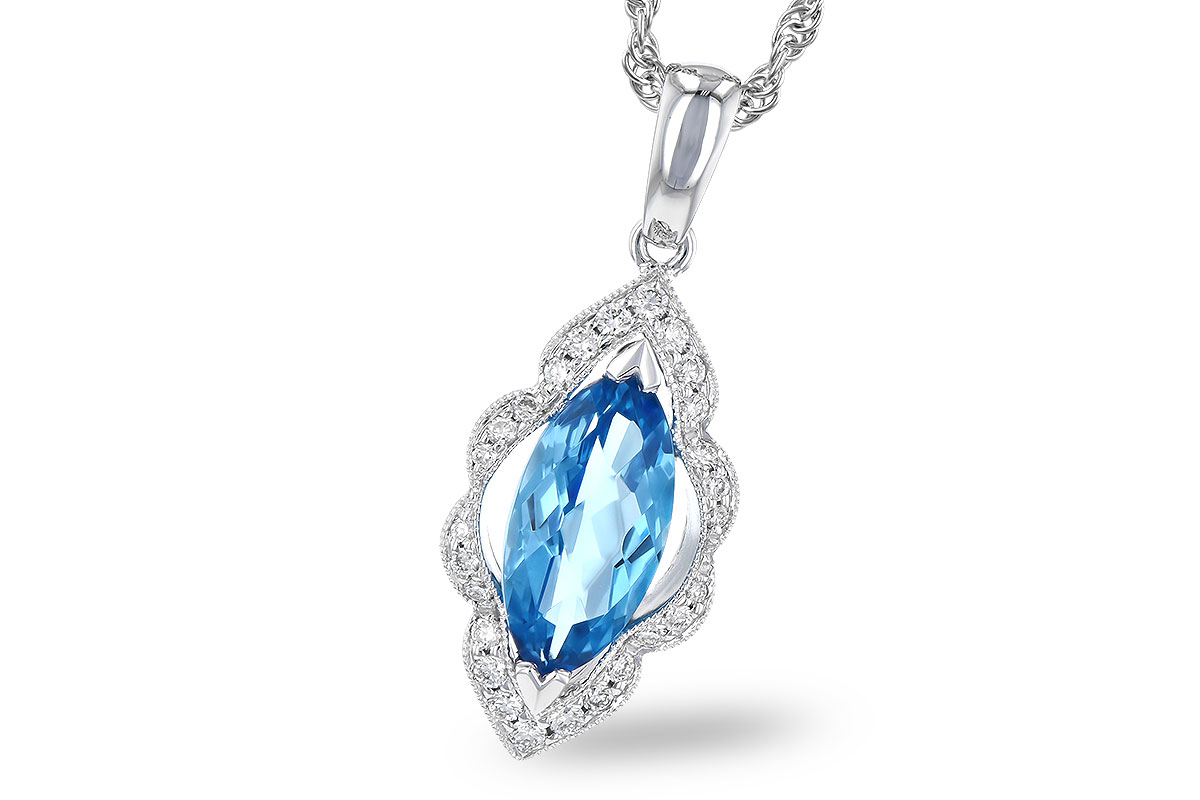 M318-98163: NECK 1.26 BLUE TOPAZ 1.37 TGW