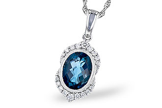 M318-99972: NECK 1.96 LONDON BLUE TOPAZ 2.10 TGW