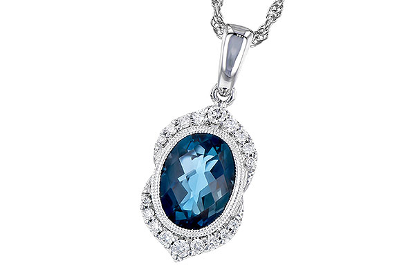 M318-99972: NECK 1.96 LONDON BLUE TOPAZ 2.10 TGW