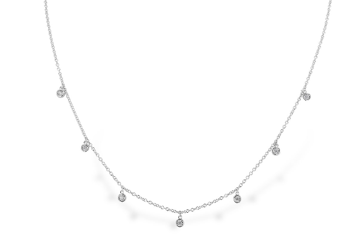 M319-83618: NECKLACE .12 TW (18")