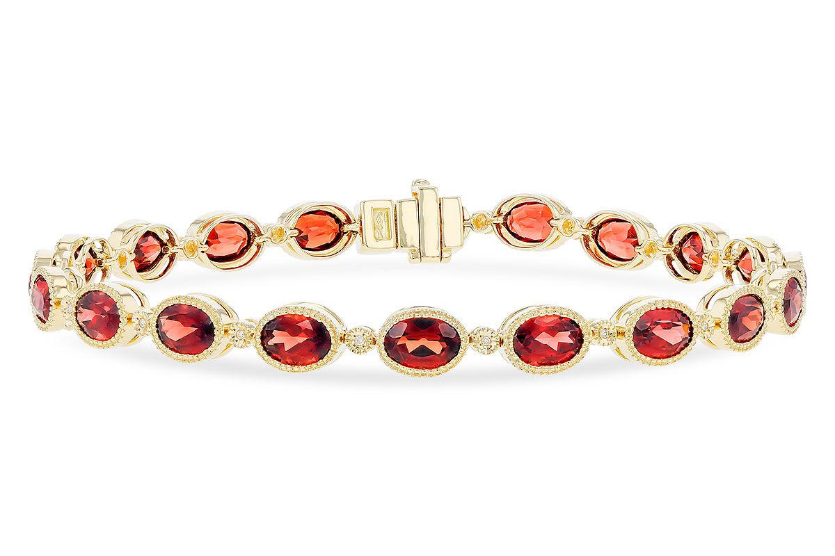 M319-84509: BRACELET 9.22 TW GARNET 9.26 TGW