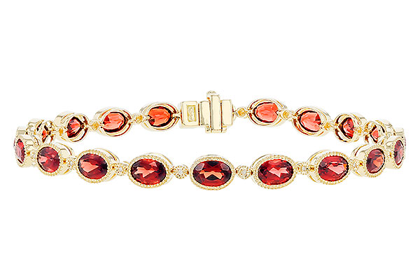 M319-84509: BRACELET 9.22 TW GARNET 9.26 TGW