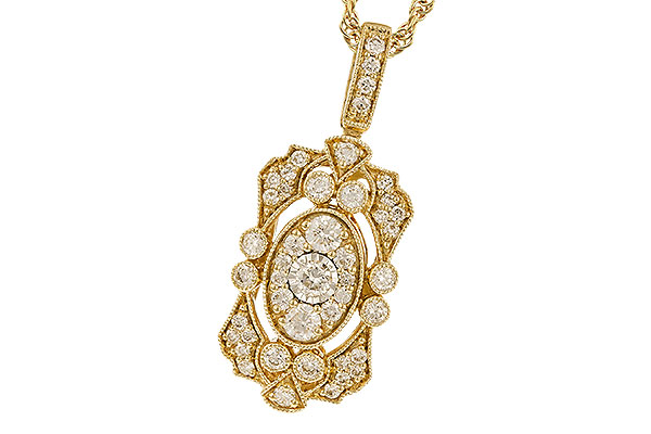 M319-87190: K318-97218 NECK IN ALL Y/G .50 TW