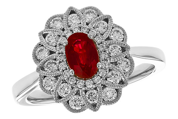 M319-89936: LDS RG .55 TW RUBY 1.07 TGW (6x4MM RUBY)