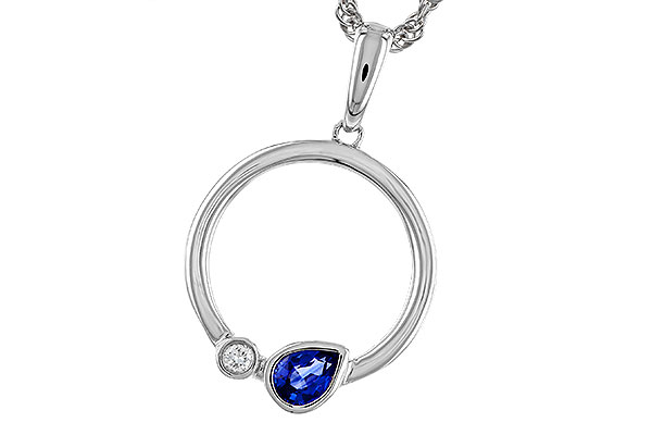 M320-75436: NECKLACE .26 SAPPHIRE .28 TGW