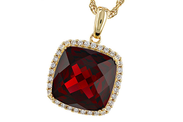 M320-76327: NECKLACE 9.26 GARNET 9.51 TGW (12MM CU)
