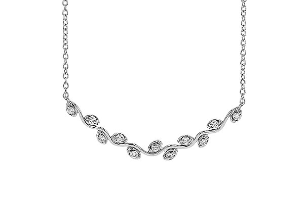 M320-80854: NECKLACE .25 TW (18")