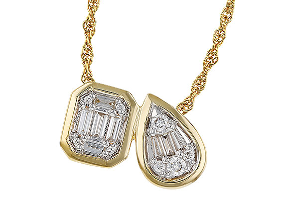 M320-80872: NECKLACE .17 BAG .25 TW