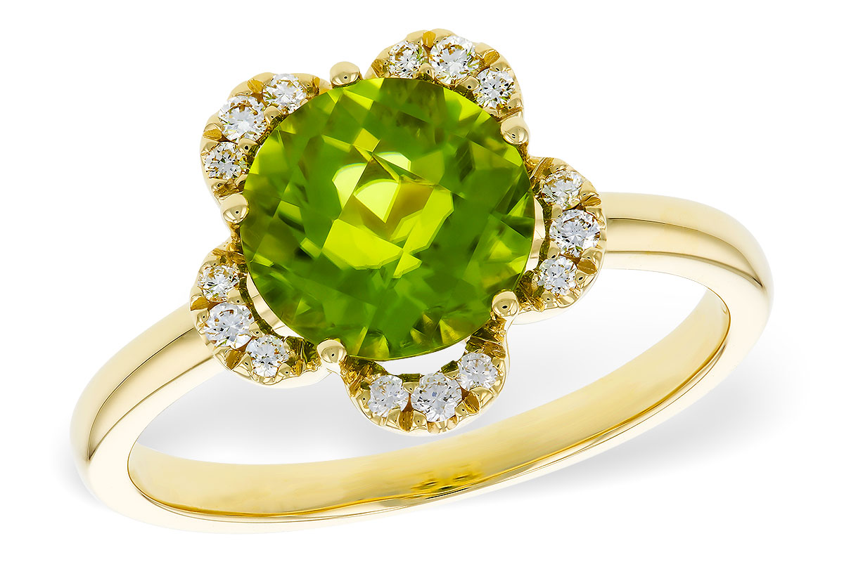 M320-81736: LDS RG 2.16 PERIDOT 2.28 TGW (8MM RD)