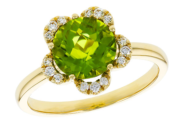 M320-81736: LDS RG 2.16 PERIDOT 2.28 TGW (8MM RD)