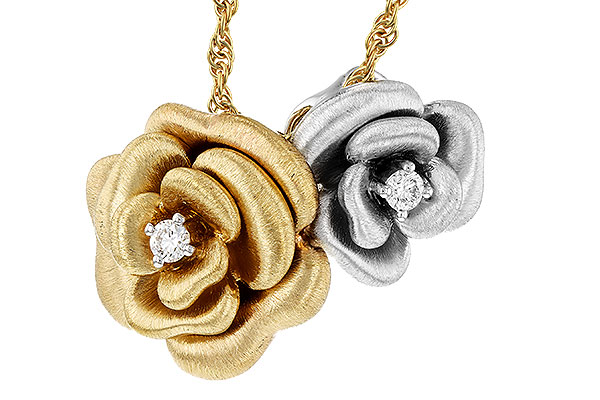 M321-64509: NECKLACE .06 TW