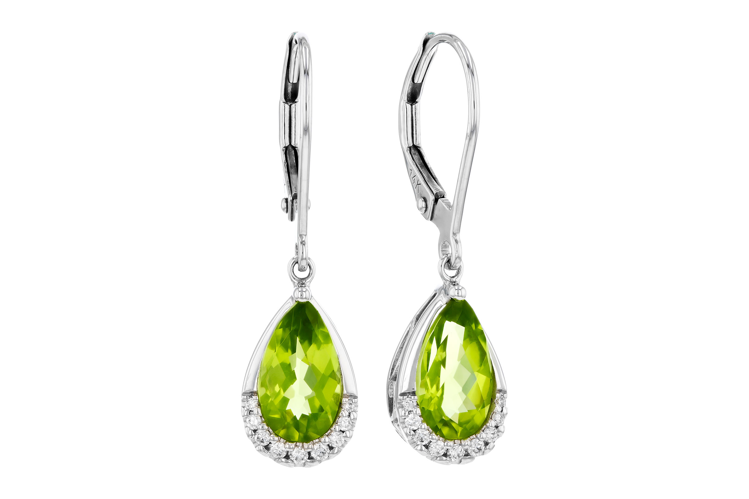 M321-66281: EARR 1.85 PERIDOT 1.94 TGW (9x5MM PS)