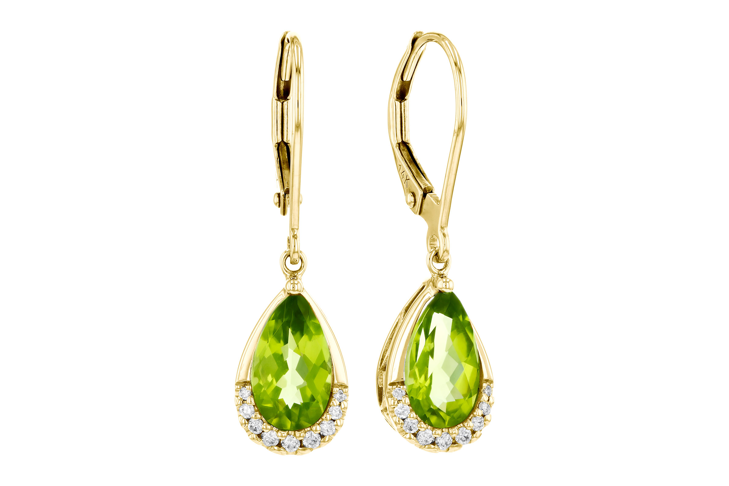M321-66281: EARR 1.85 PERIDOT 1.94 TGW (9x5MM PS)